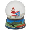 Topline Ohio Buckeye State Snow Globe 65mm with Snow -