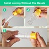 4 Pcs Lemon Squeezers, Lemon Juicer Squeezer, Screw Top Lemon