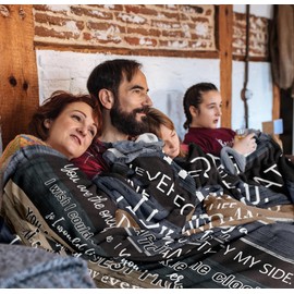 Muxuten Gifts for Husband, Husband Gifts, Husband Birthday Gift Blanket 60"x50", Birthday Gifts for Husband, Anniversary Wedding Gifts for Husband, Husband Gift from Wife, Best Husband Ever I Love You