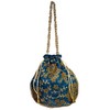 Purpledip Potli Bolsa (embrague, bolso con cordón) para mujer con