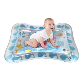 Inflatable Baby Ice Pad PVC Bright Underwater World Colour Colourful Toy Tilt Pat Water Cushion Marine Life Mat