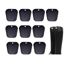 Naisfei Boot Shape Inserts, Pack of 10 Boot Shaper Moulding Inserts, Boot Stretcher, Plastic Boot Stand Holder, High Boot Support, Boots High Support for Men and Women (Black), black, One Size