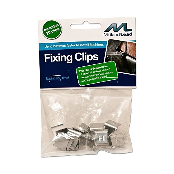 Hall Clips -Bag of 20 - Lead Flashing Fixing Clip