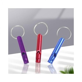 LuminaD Keychain Mini Portable Emergency Whistle Self-Defense 2ea