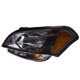 HEADLIGHTSDEPOT Halogen Headlight Compatible with Kia Soul 2010-2011 Includes Left Driver Side Headlamp