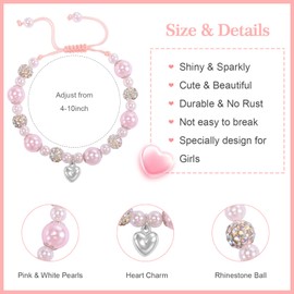 GBTBYS Happy 9th Birthday Bracelet, 9 Year Old Birthday Gifts for Daughter Granddaughter Niece Sister Friend