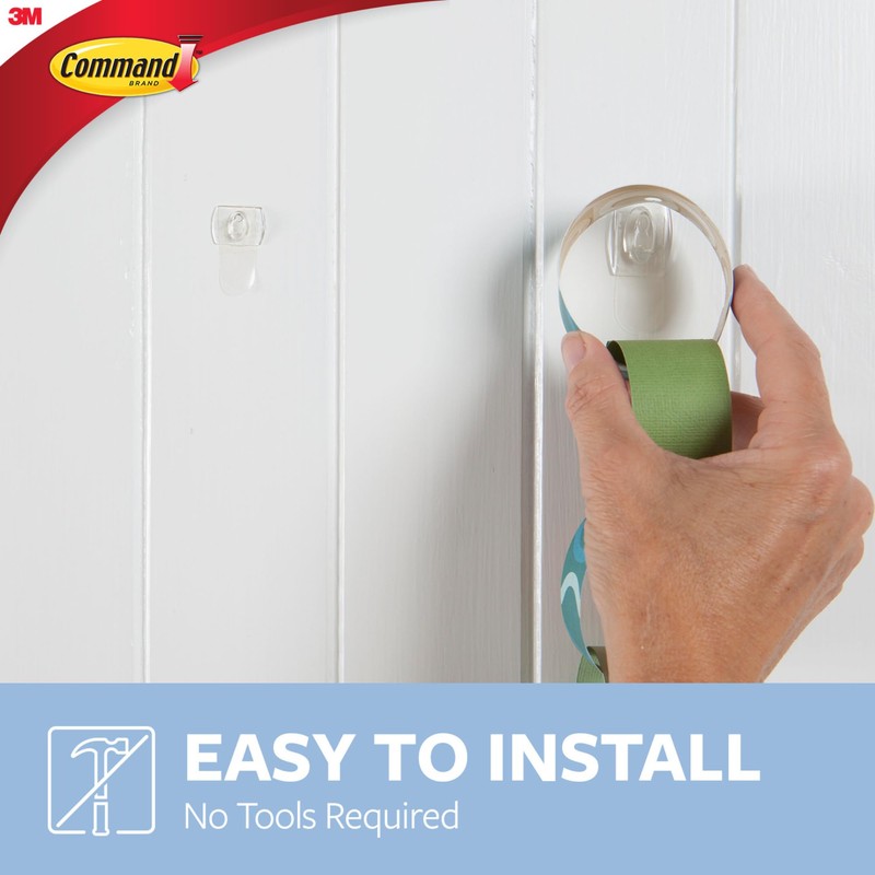 Command Limited Edition Mini Hooks [Removable]: 6-pack (Blueberry)
