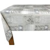 Karina Home Home Sweet Home Grey PVC Tablecloth 180cm x
