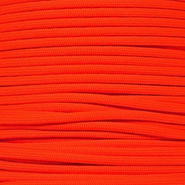 PARACORD PLANET 10 20 25 50 100 Foot Hanks and 250 1000 Foot Spools of Parachute 550 Cord Type III 7 Strand Paracord (Neon Orange 250 Foot Spool)
