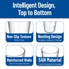 Carlisle FoodService Products Stackable Tumbler with Pebbled Exterior for Restaurants,