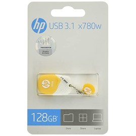 HP HP FD780Y-128 128GB USB 3.1 High Speed Memory Drive Small Rubber Type (HP) Brand
