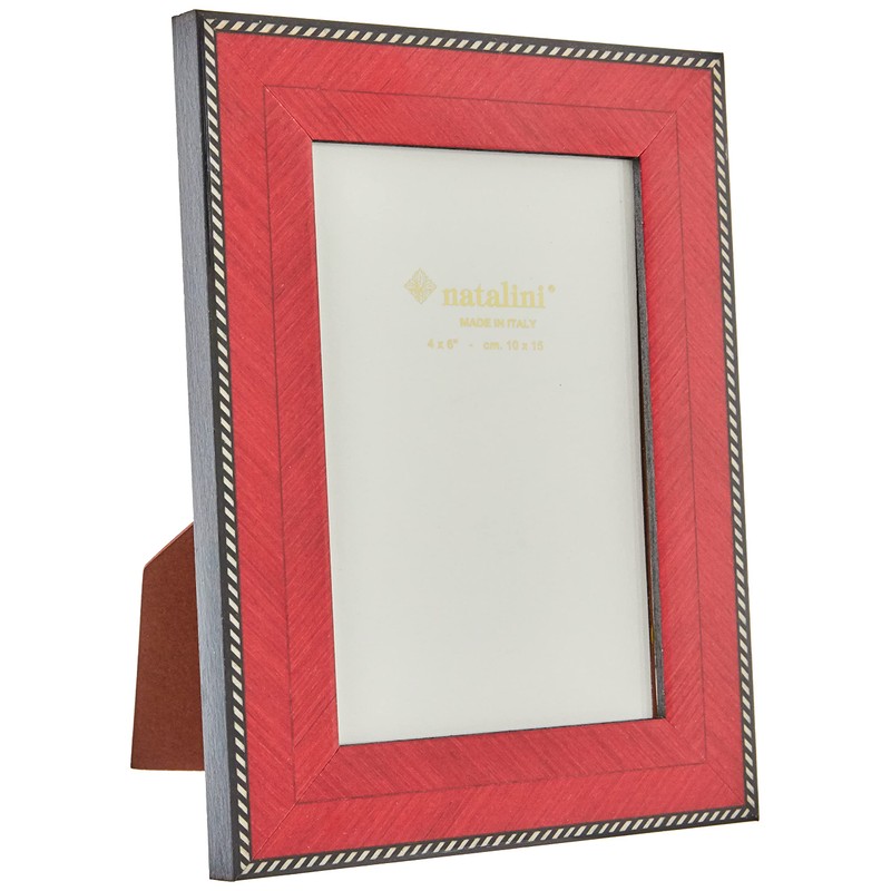 Natalini OBL Red F 10 x 15 Photo Frame, Wood,