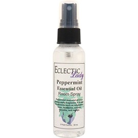Peppermint Essential Oil Room Spray, 2 Ounces, Fragrant Aromatic Room Mist, Made With Essential Oils