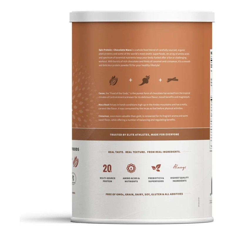 Epic Protein 2 Lbs Sabor Chocolate Maca