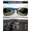 DUCO Sunglasses for Men, Driving, Polarized, Fishing, High-Grade Carbon Fiber