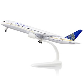 Lose Fun Park 1/300 Diecast Airplanes Model Airplane American United Airlines Boeing 787 Model Plane for Collections & Gifts