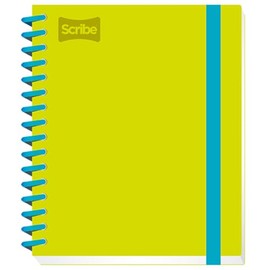 Office Depot | Cuaderno Profesional Scribe Excellence Book | Libreta raya | Libreta de notas 100 hojas | Cuaderno book para uso escolar | Cuaderno pasta dura | Libreta universitaria con liga plana
