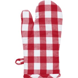 REDBEST Oven Glove Cotton Red Size 15 x 30 cm