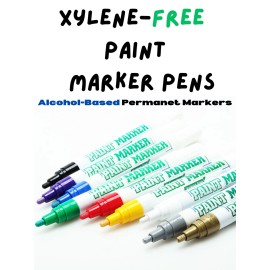 Munhwa Xylene-Free Paint Markers- Purple