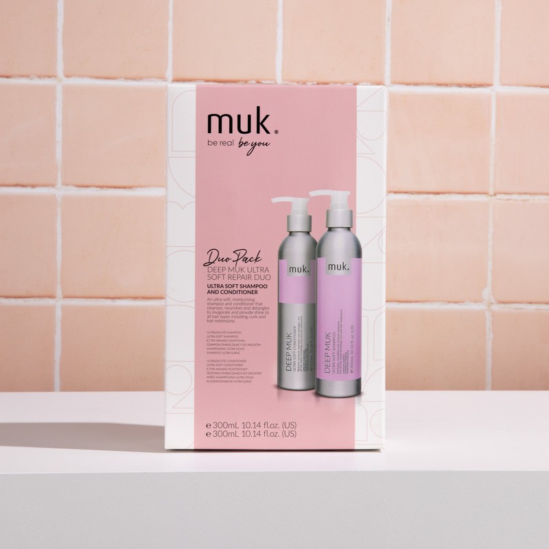 Muk Deep muk Ultra Soft Shampoo and Conditioner 300ml Duo