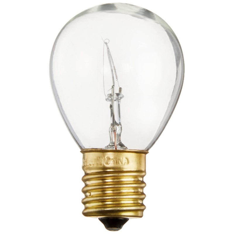 Satco S3629 Intermediate Base 40-Watt S11 Light Bulb, Clear, 1