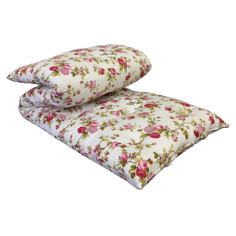 Danfuton Twin Floor Rolling Futon Mattresses, Cotton Shikifuton Mats 3x39x80