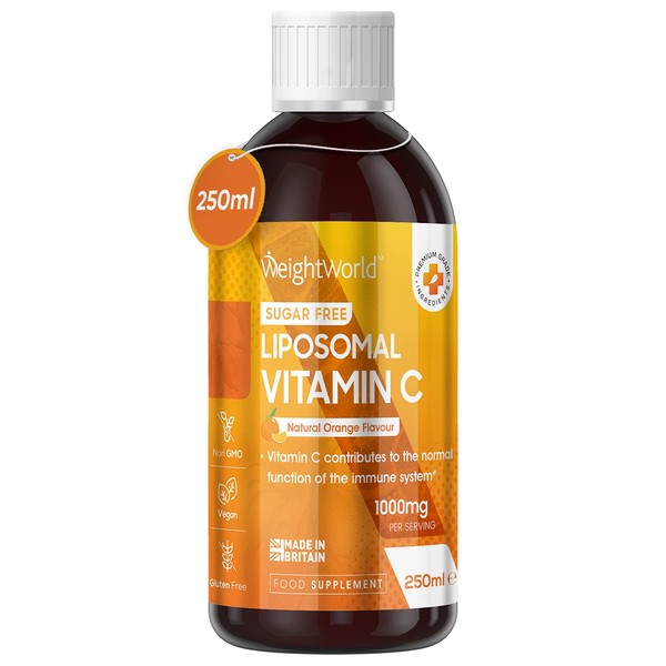 Liposomal Vitamin C 1000mg - 250ml Sugar-Free Vitamin C Liquid