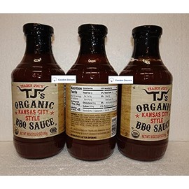 Trader Joe’s TJ’s Organic Kansas City Style BBQ Sauce 18oz 510g (Three Bottles)