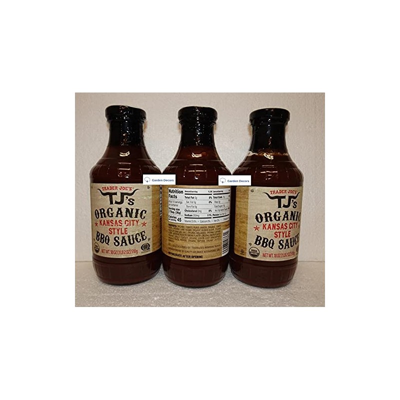 Trader Joe’s TJ’s Organic Kansas City Style BBQ Sauce 18oz