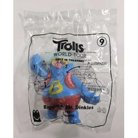 McDonald's Trolls World Tour BIGGIE & MR. DINKLES #9 McDonald's Happy Meal Toy 2020 NEW