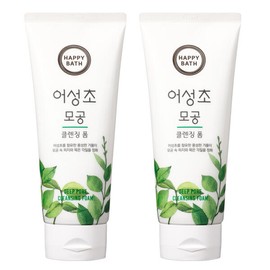 Happy Bath 해피바스 어성초 모공 클렌징폼 200g 2개 Happy Bath Achyranthes Root Pore Cleansing Foam 200g 2pcs