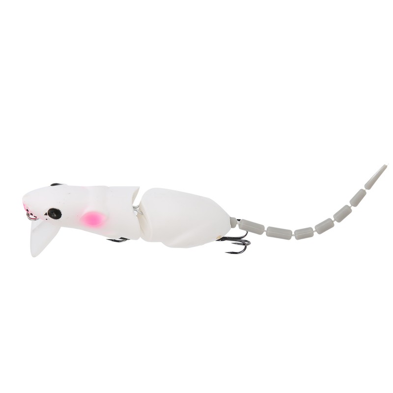 Artificial Simulation Mouse Shape Lure Bait Fishing Accessories with Treble
