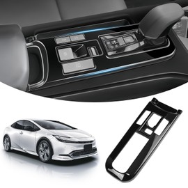 VLOOKEE Toyota Prius 60 Series Shift Panel Cover, Interior Panel, Satin Silver, Console Switch Panel Cover, Made of ABS, PRIUS 60 Series Car Specific Design, Interior Parts, Custom Dress-Up,