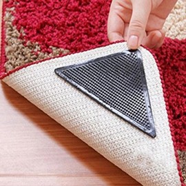 4-Piece Carpet Non-Slip Pad Set - Mat Gripper Fixers BL00830 100ea