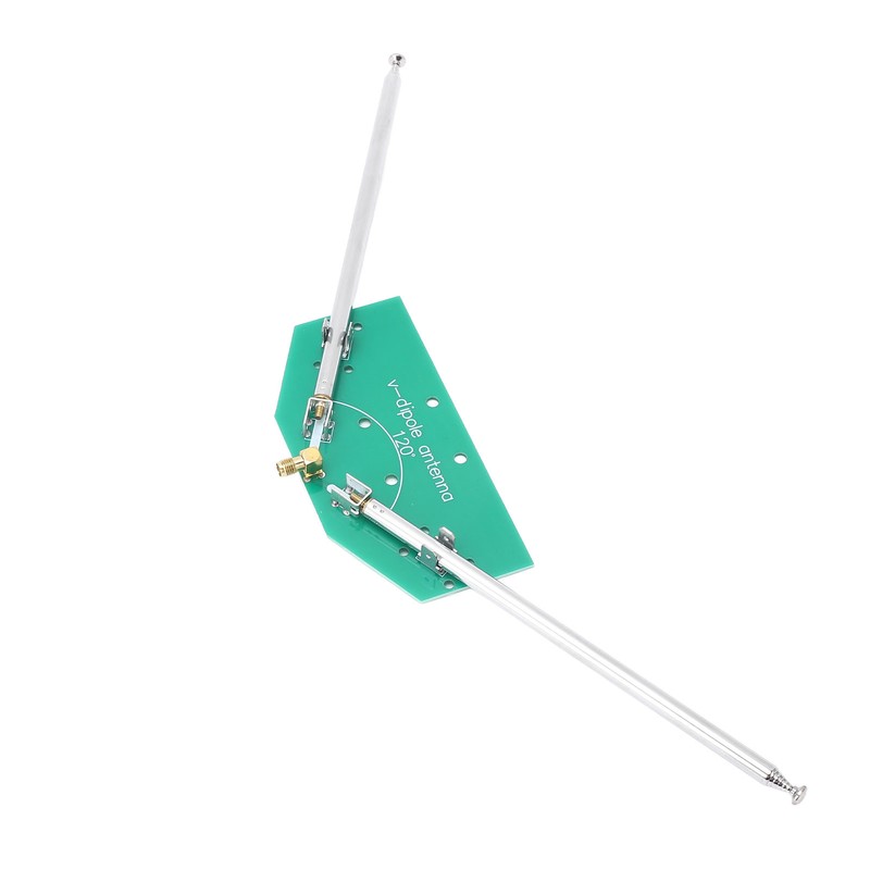 V Dipole Antenna SMA Female Interface Telescopic Antenna 78M‑415MHz FM