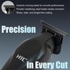 HTC Hair Trimmer with LED Display, Butterfly Wing Design, Precision