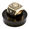 Express Medals Epic Soccer Trophy Ring with Display Stand and