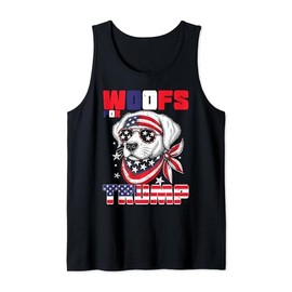 Woofs for trump 2024 dogs republican elections president fun Tank Top