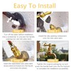 PK1100 Brass Globe Valve Faucet Stem Assy & PP806-15 Broach