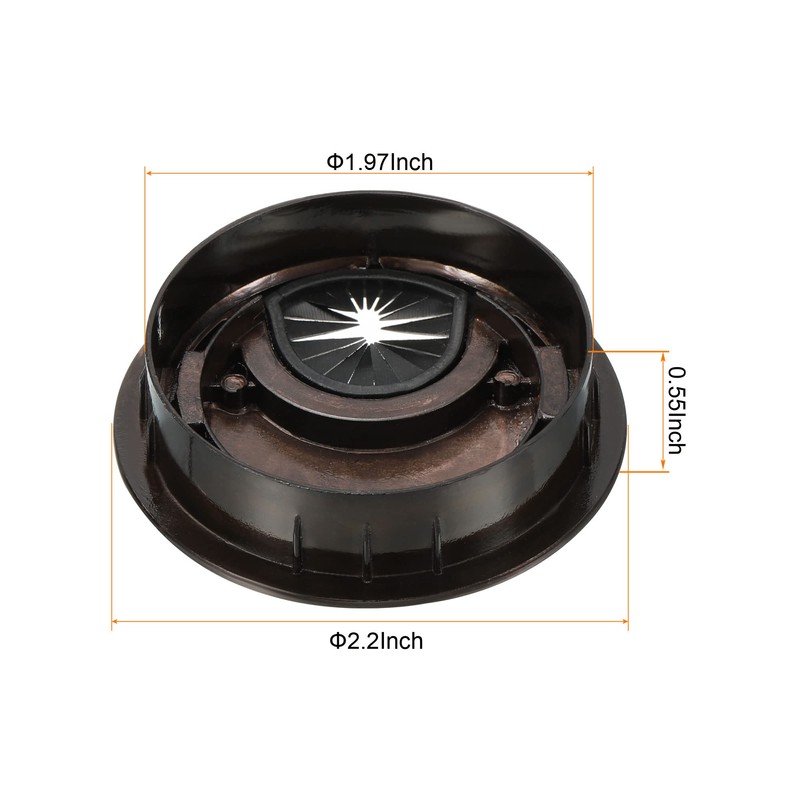 YOKIVE Zinc Alloy Wire Hole Cap Hole Cap Desk Wire