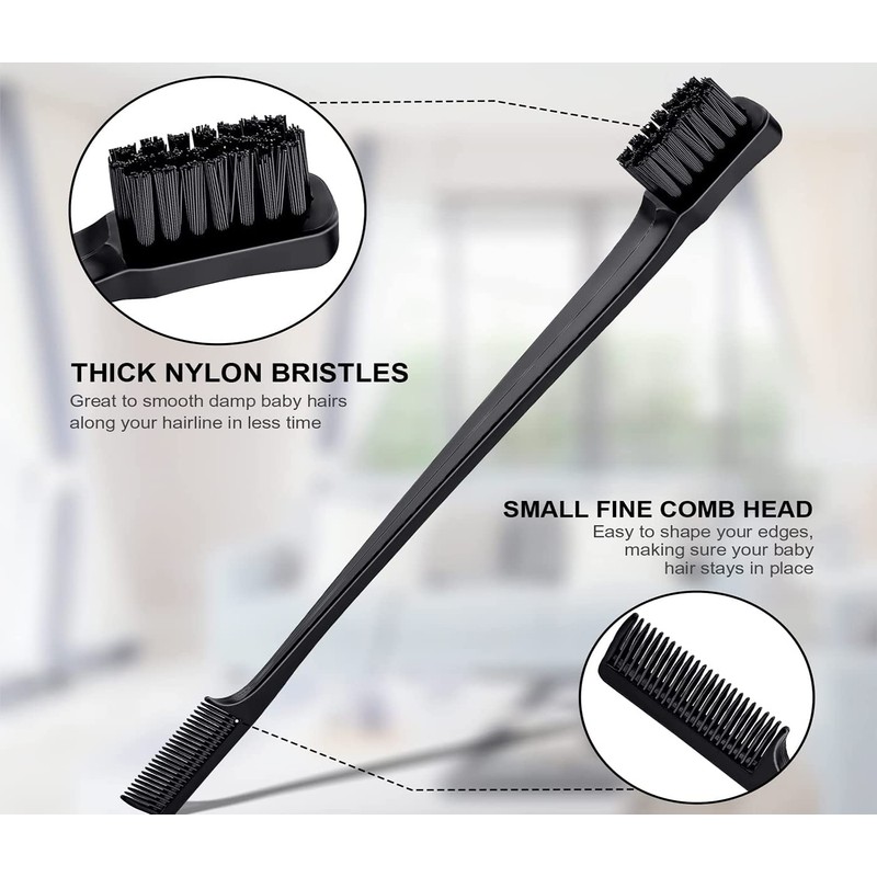YiXuTag 6 Hair Brush Double Sided Control Hair Brushes Comb