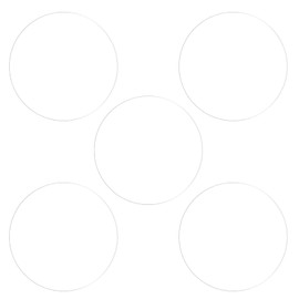 sourcing map Protective Films 30 mm Soft TPU Anti-Fingerprint HD Smartwatch Pack of 5