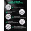 TIKIDESIGN Precision Tweezers Titanium Tweezers for Men, Chip Tweezers Craft