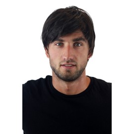 Men's WIG (for Men or Unisex) HIGH QUALITY synthetic short BROWN natural somewhat unruly WILD youthful young look GFW387-4 Man