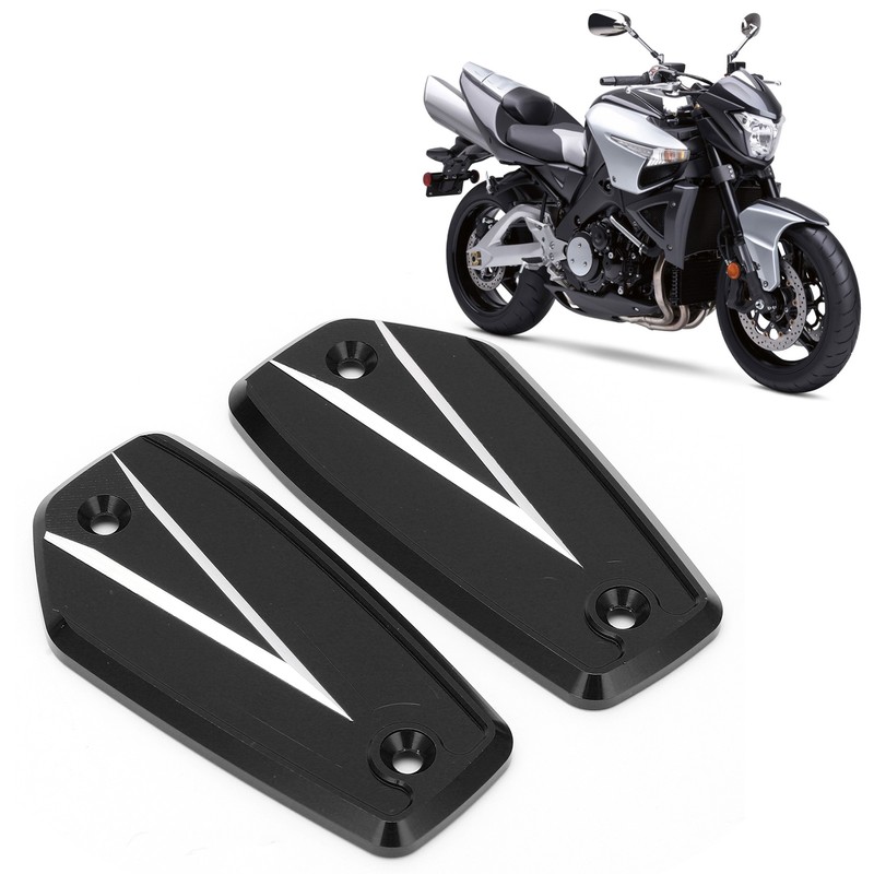 2pcs Front Brake Reservoir Cylinder Cover Cap Replacement for Suzuki