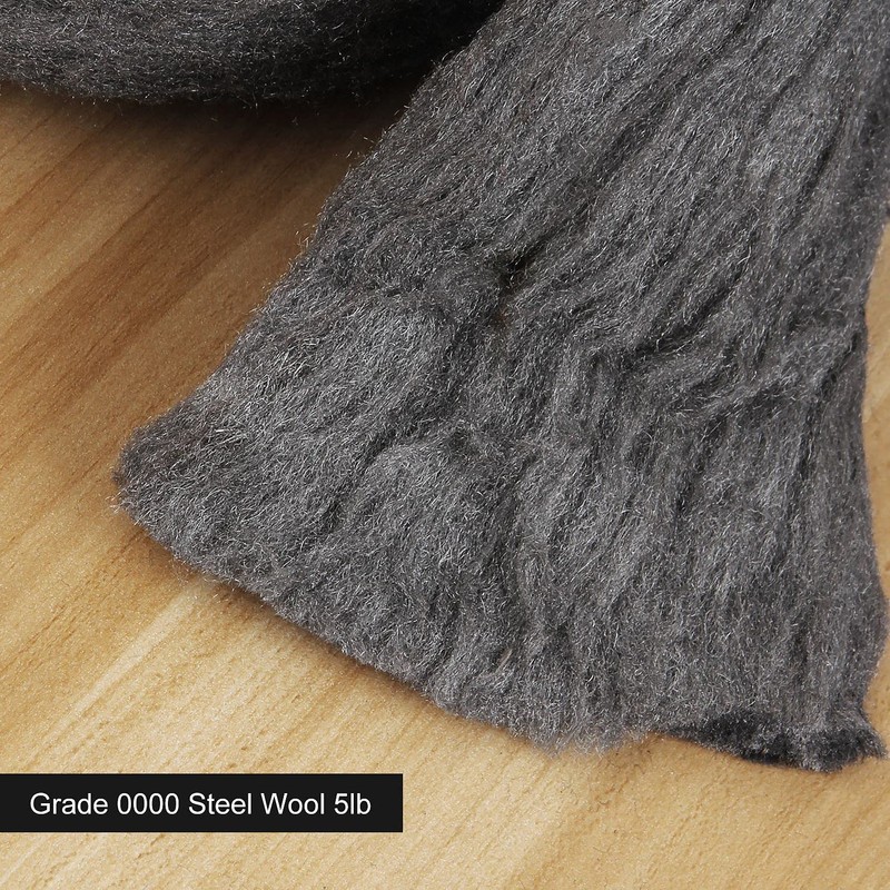 AConnet Grade 0000 Steel Wool 5lb Steel Wool Roll for