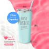 SassyCups Best Sister Ever 22oz Stainless Steel Insulated Tumbler -