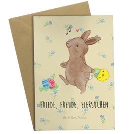 Mr. & Mrs. Panda Greeting Card Rabbit Egg Hunt - Easter Nest, Greetings Card, Wedding Card, Folding Card, Easter, Invitation Card, Birthday Card, Easter Gifts, Easter Bunny