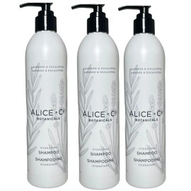 Alice +Co Botanicals (3) Alice + Co Botanicals Hydrating Shampoo Lavender & Eucalyptus 12oz New