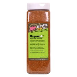Dizzy Pig ish Fusion Bayou-ish Blackening Seasoning (Quart Shaker) - Hand Made in the USA - Seasons Around 120lbs of Food - MSG Free, Gluten Free